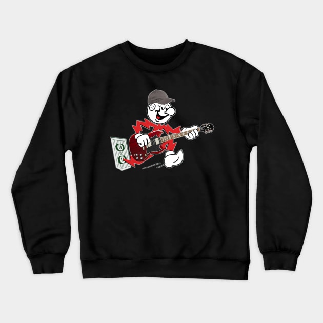 AC DC Reddy Kilowatt High Voltage Crewneck Sweatshirt by RetroZest